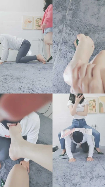 【灵竹】高跟连环提档/踩踏/胯下辱