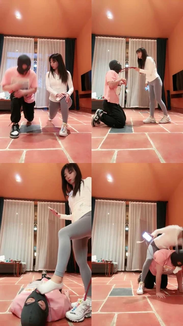 【梦涵】鞭打全体重踩踏踢踹/运动鞋白袜辱