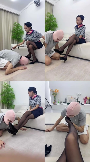 【狗哥】黑丝高跟-空姐的绿帽老公【完整版】