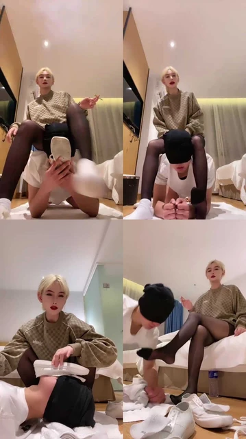 【千条姐】精神小妹原味白袜+小白鞋+黑丝气味羞辱【完整版】