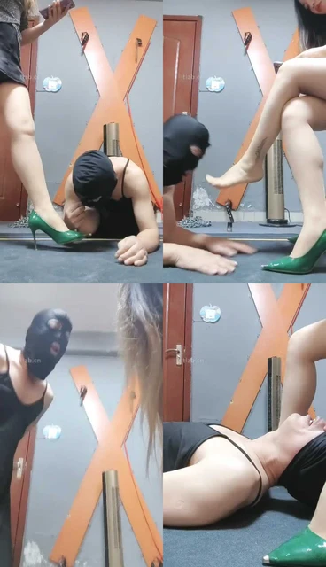 【东营天香百合】高跟诱惑/胯下辱/人肉坐垫/喂口水