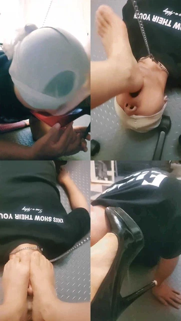 【梦琪】跪舔脏鞋臭脚