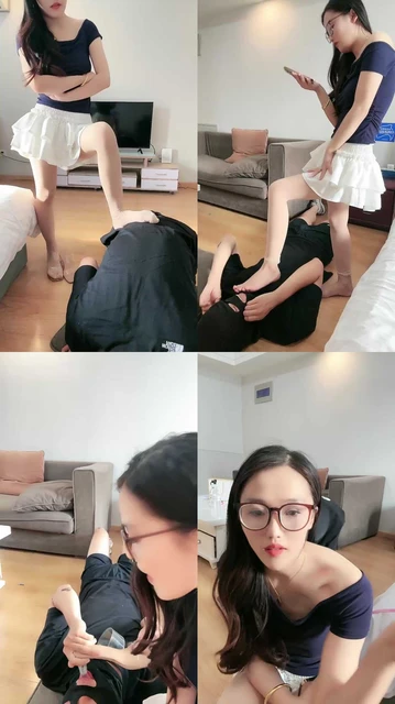 【半眠公主s】学生狗第1次尝试狂打耳光