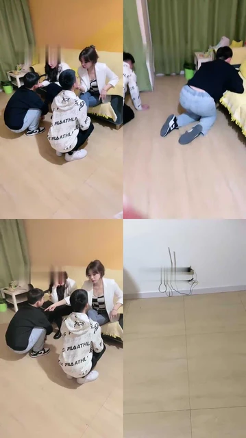 【晴儿】群调-姐妹花群魔乱舞玩sm【双视角版】