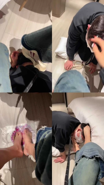 【尤黎】骑马/碾压踩狗爪/舔脏鞋/闻棉袜/袜子塞嘴/脚喂食