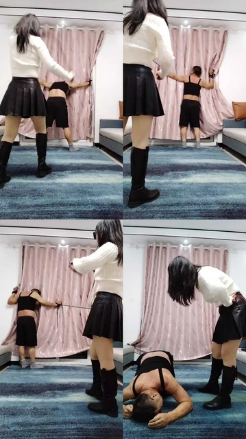 【婉婷殿下】犯错吊绑重度鞭打【双视角版】