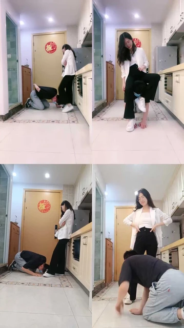 【梵高】逛街回来调-转胯/肉丝捂死/鞋底强制舔【双视角版】