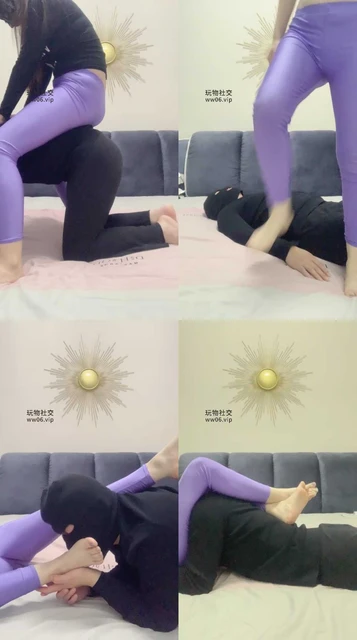 【灵儿】骑马踩踏/玉足狂舔