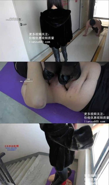 【冷柔】冷柔楼道无情踩踏贱狗