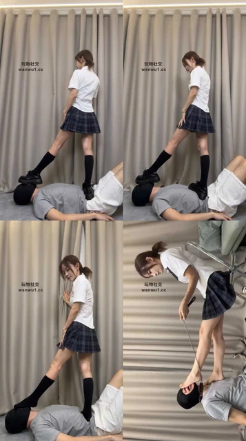 【狗哥】JK小姐姐-皮鞋及膝袜全体重踩