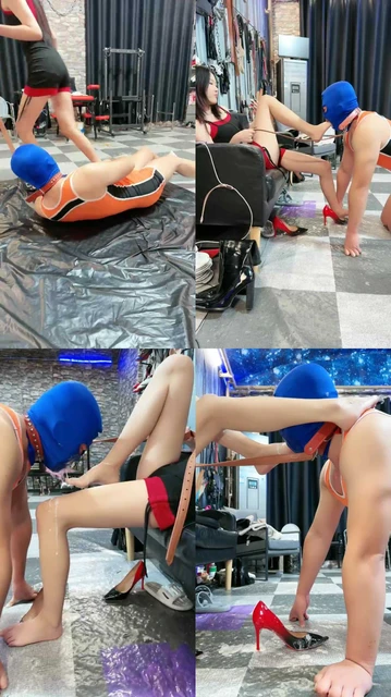 【红焱】掐乳/喂酸奶/深喉插吐