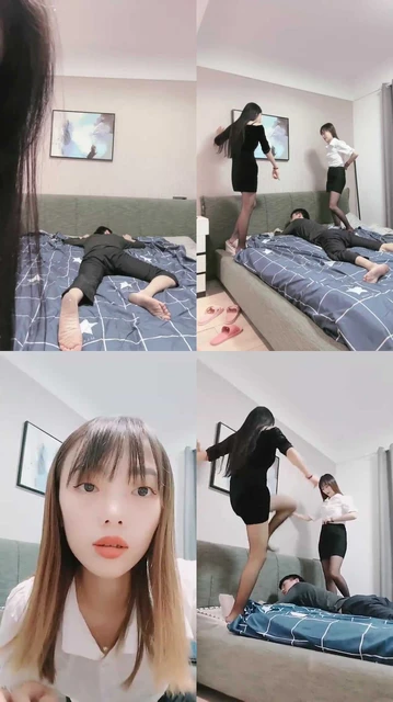 【安琪】双S技师黑丝踩踏【双视角版】