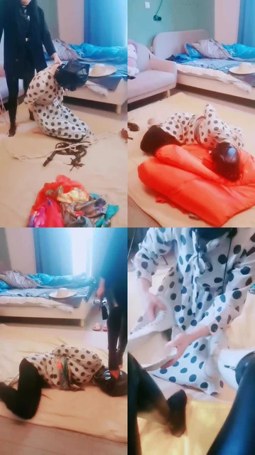 【纯钧】头套控制呼吸/五花大绑囚禁