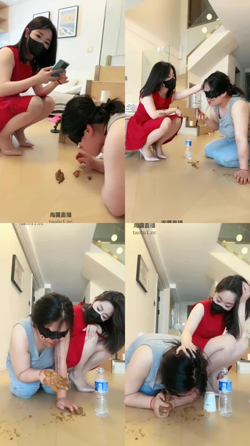 【辣姐】直接拉黄金母狗嘴里