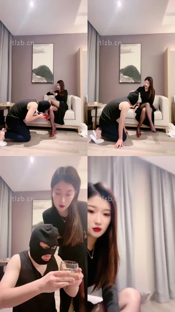 【南乔大大】骑脖/抽耳光/赏赐圣水口水/跪舔黑丝高跟