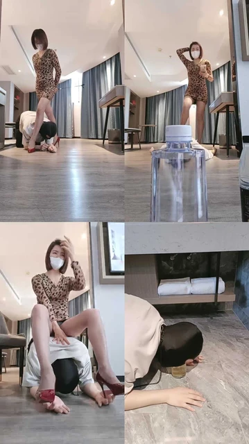 【芊兮殿下】高跟美腿踩狗/喝圣水