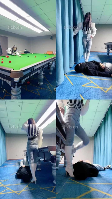 【思诺】台球厅调废狗-耳光碾踩/最后沦为专用坐垫