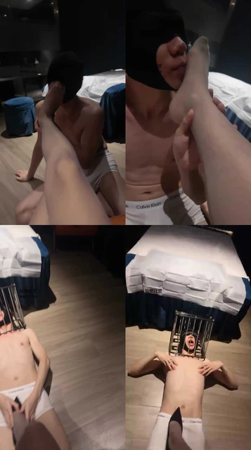 【狗哥】原味灰丝脚狂舔