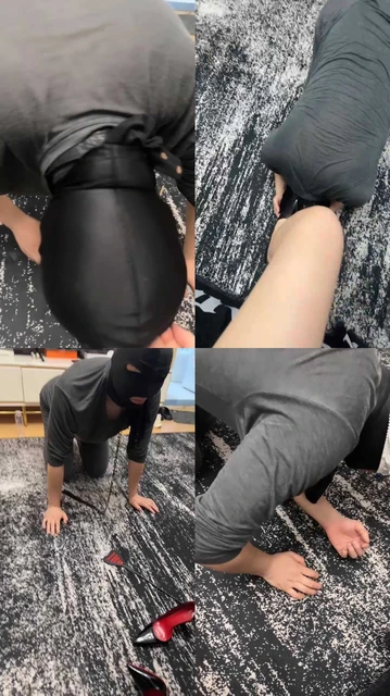 【秋奈奈】高跟碾压踩/原味脚恋足舔/提档/闻舔内裤