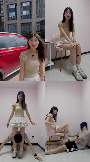 【狗哥】户外开发清纯素人-踢裆踩踏/白袜脚捂脸踩脖