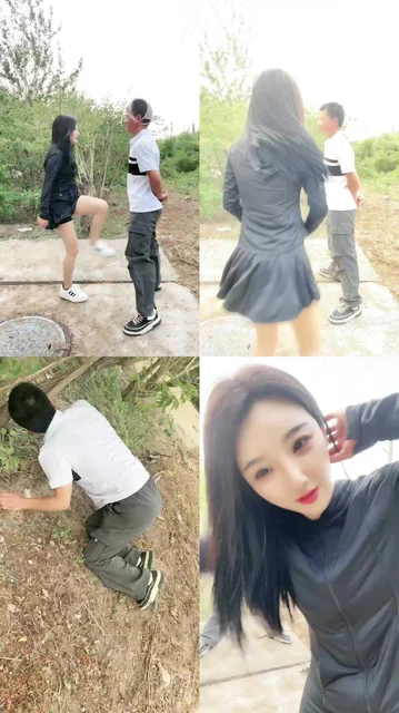 【甜柚s】户外踢裆耳光