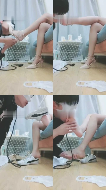 【00后南茜S】学生主舔鞋舔脚专场