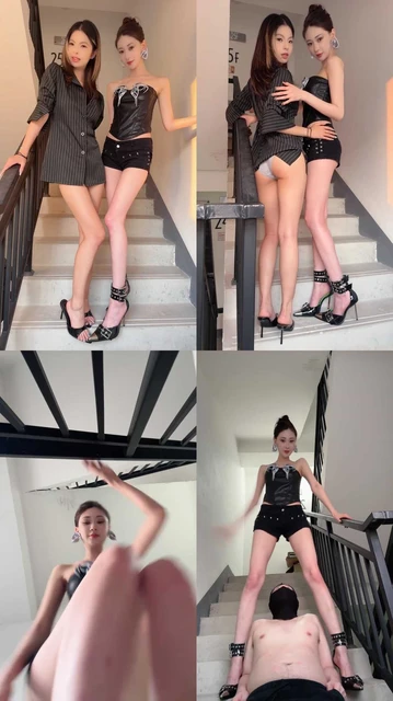 【艾琳175S】双模特闺蜜接吻调跟踪