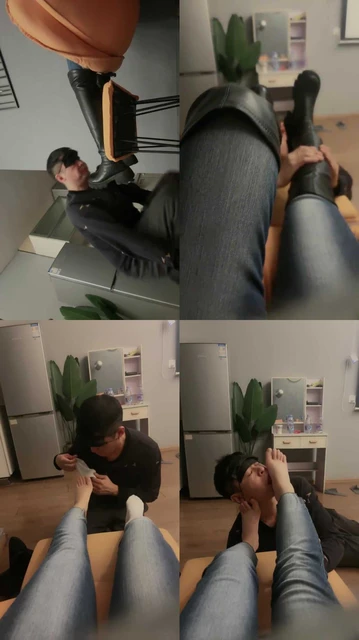 【文文文】沉浸式舔素人的长靴白袜