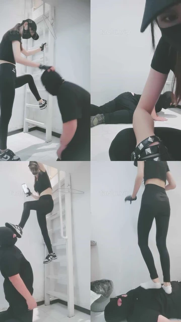 【美娜格格】御姐女神白袜暴力虐打