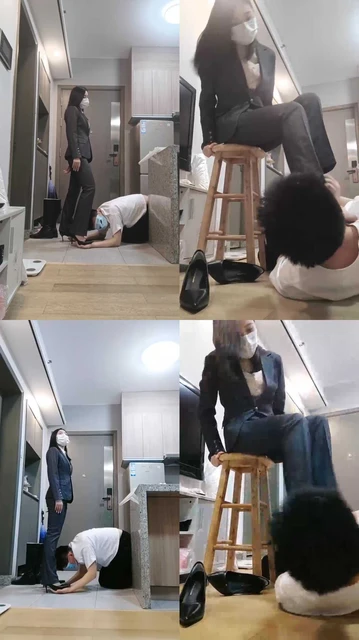 【梵高】银行女职员高跟原味丝袜调【双视角版】