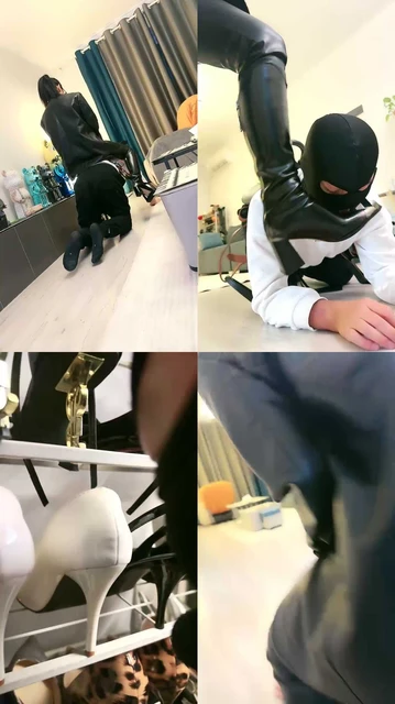 【傲雪】马术训练-高跟长靴玩虐/喂口水