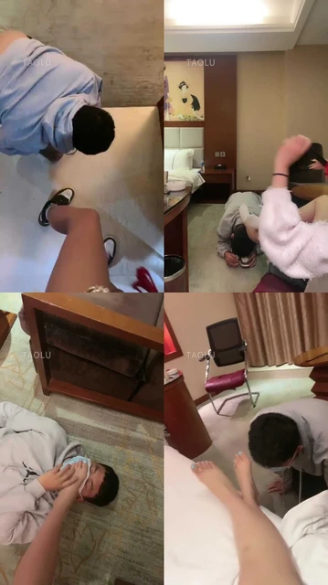 【沐清忧】AJ鞋白棉袜羞辱脚下奴