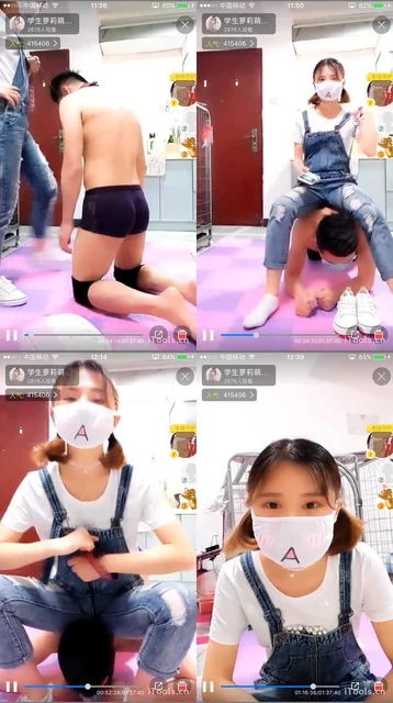 【萌喵女主】白袜帆布鞋调教家奴-超长96分钟