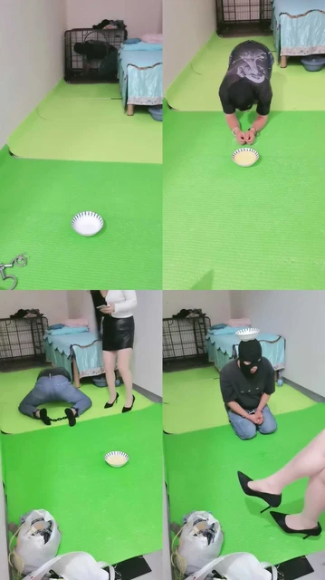 【美容院S】狗笼圈养手铐捆绑跪求圣水/转胯爬行