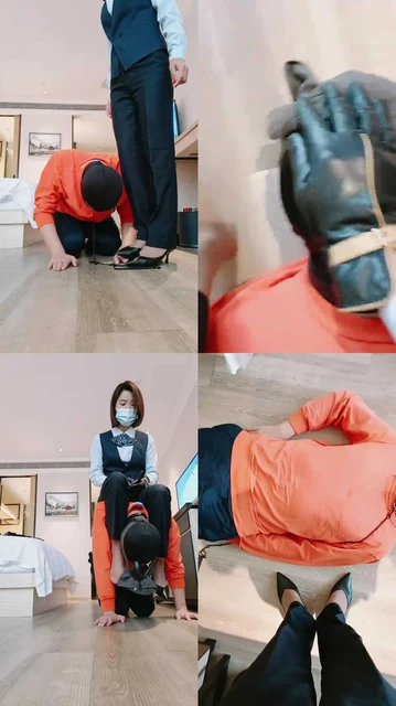 【芊兮殿下】银行女职员制服诱惑