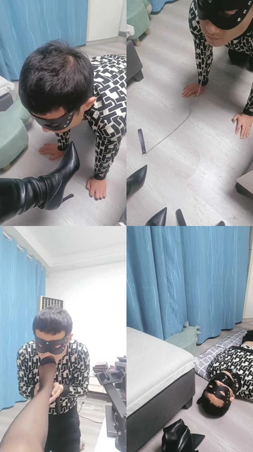 【莉轩女王】鞭打/镜前羞辱/封嘴滴蜡/喝圣水