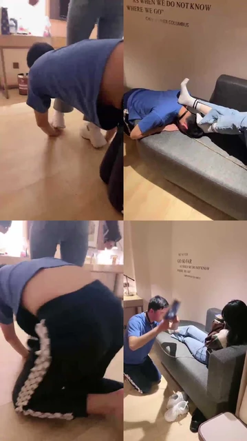 【槿一】女神小白鞋白棉袜碾压踩踏【双视角版】