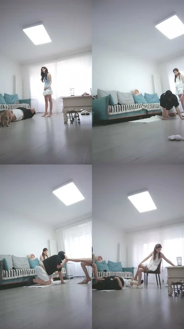 【棠棠殿下】仙仙园区,棠棠殿下,双主玩狗!不听话就被罚