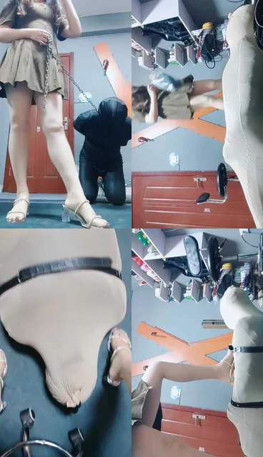 【东营天香百合】铁链捆绑/胯下羞辱/高跟踩虐/全包窒息