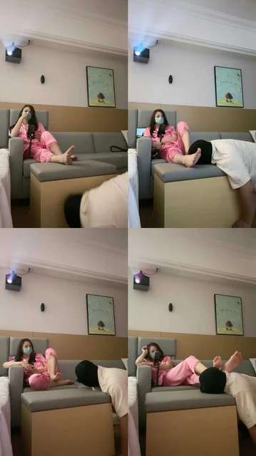 【咸蛋】私人影院，舔脚！