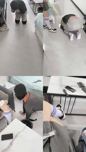 【酒精泡芙】素人学生S-及膝白袜运动鞋虐废物【一】