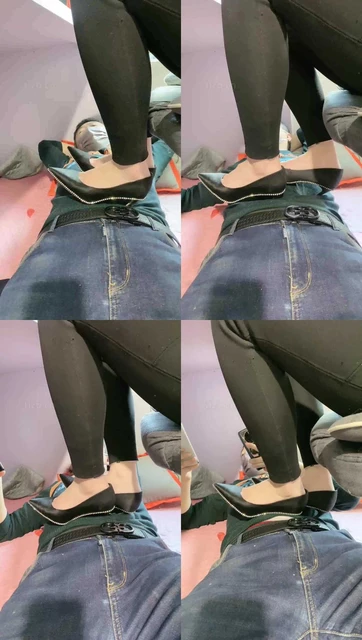 【冰诺】桌底视角-高跟踩地毯狗