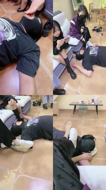 【安琪】推荐-6S群调群虐-喝圣水/脏鞋踩踏喂食【完整版】