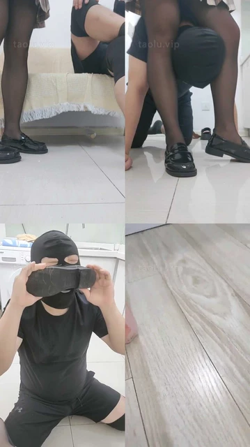 【柠萌小主】黑丝白袜气味羞辱/踩狗爪/骑狗背/脚插嘴