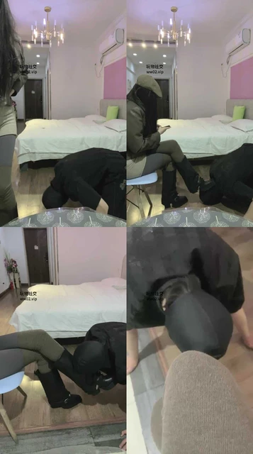 【PINK】舔闻脏长靴过膝棉袜/臭脚捂脸窒息【完整版】