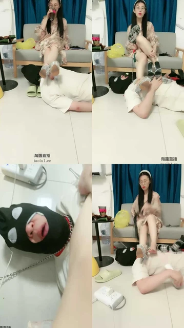 【总攻大人ss】男大贱狗伺候主人夜宵!足底保养