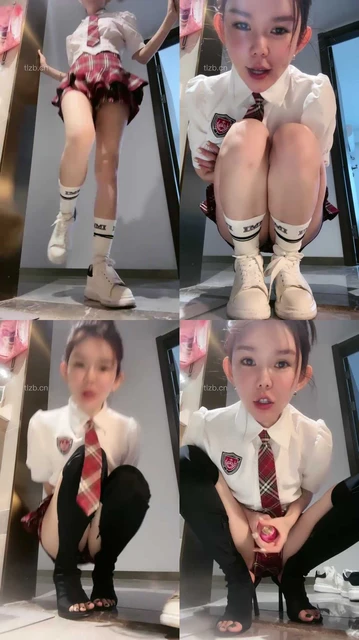 【欣妍大大S】JK学妹反差/踢裆踩踏