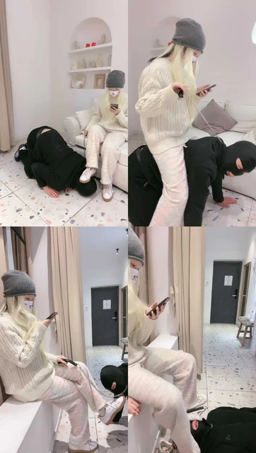 【江雨浓老师】碾压踩狗头/清理脏鞋/全体重踩/骑马/垃圾桶套头