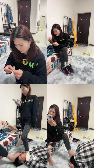 【安主子】情侣主-绿帽老公下跪伺候