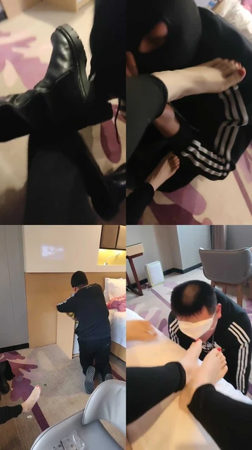 【飘飘S】长靴踩食物喂食/裸足深喉转胯